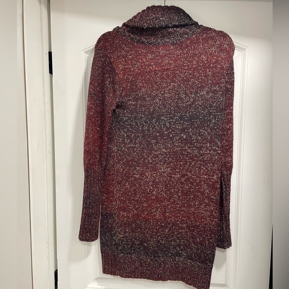 Thyme Maternity Red & Black Sweater Dress - Picture 3 of 3